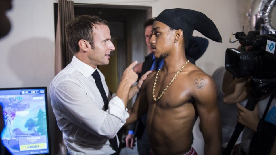 Emmanuel Macron a Reaulf Flemming
